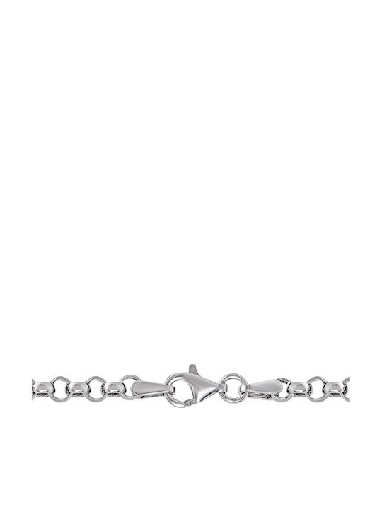 Kiriakos Gofas Silver Chain Neck Thin Thickness 3.25mm