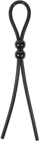 Black Adjustable Penis Ring Black M