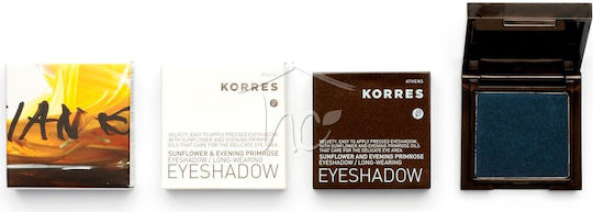 Korres Sunflower & Evening Primrose Eyeshadow Fard de Pleoape Matifiant Formă Solidă cu Culoare Albastru 1.8gr