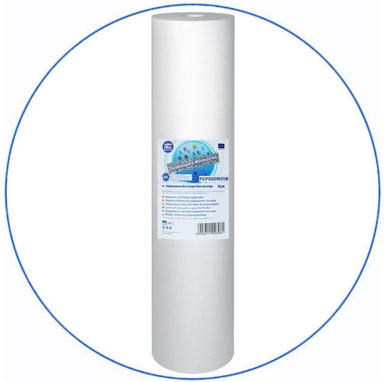 Aqua Filter Big Blue Συσκευή Φίλτρου Νερού Τριπλή Κεντρικής Παροχής Διατομής 1'' BBF328