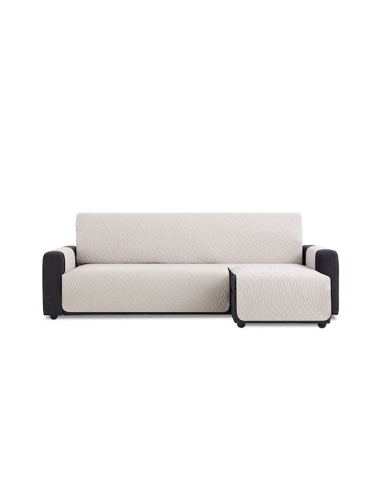 Sofazip Wasserdicht Elastische Abdeckung für Ecksofa Ivory 220εκ. 1Stück SZMATIMPCS220IV