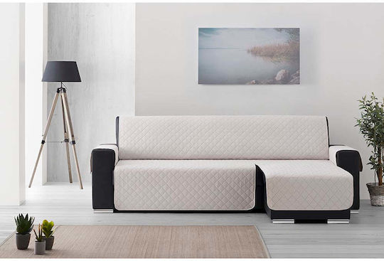 Sofazip Husă Elastică Canapea de colț Ecru 280εκ. 1buc SZMATC280IVORY