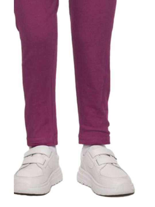 Kinder-Set mit Leggings Winter 2Stück Pink Unicorn Witch