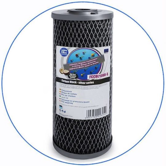 Aqua Filter Συσκευή Φίλτρου Νερού Διπλή Κεντρικής Παροχής Διατομής 1'' BBF212