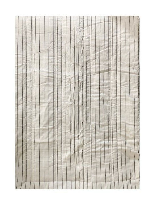 Limneos Κουβερλί Υπέρδιπλο Καφέ 220x240cm
