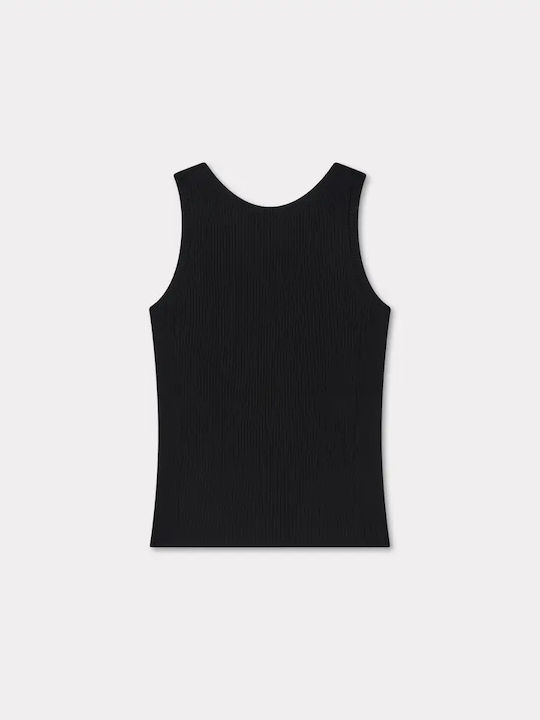Boke Flower 2.0 Damen Sport Top Ärmellos Schwarz
