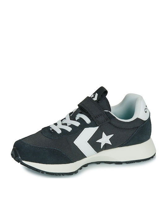 Omega Trainer Kids Sneakers with Scratch Black