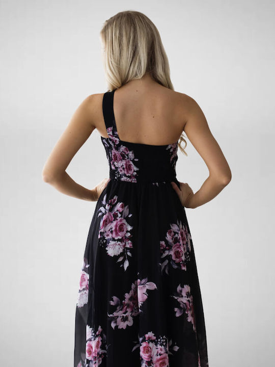 Summer Maxi Dress for Wedding Christening Black