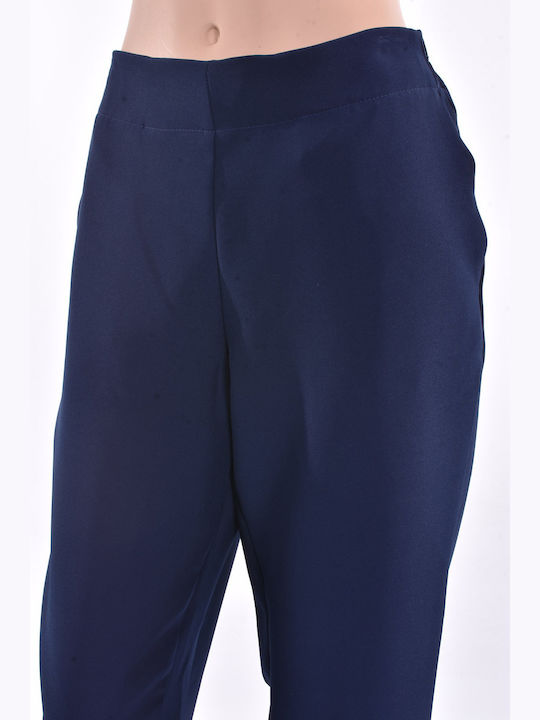 Women's Fabric Trousers Blue