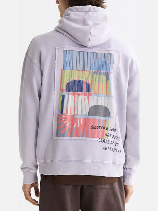 Scotch & Soda Artwork Languid Lavender with Hood