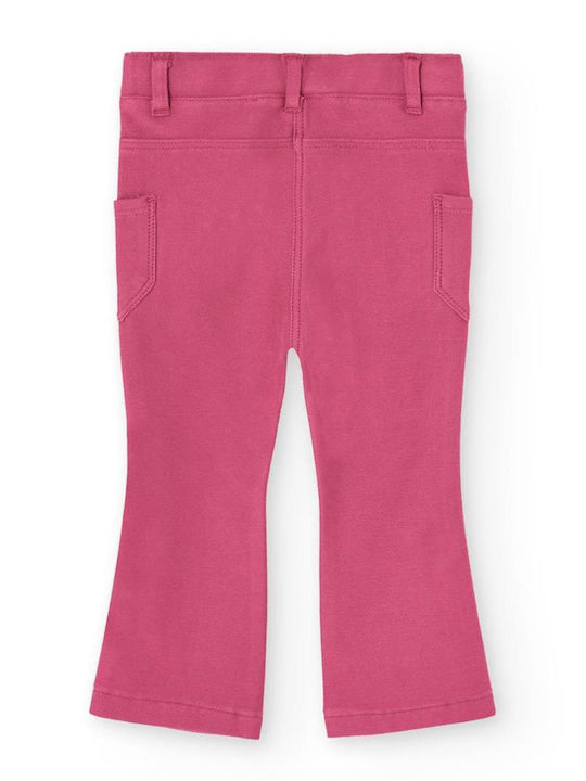 Pantaloni din Material Textil pentru Copii Fuchsia
