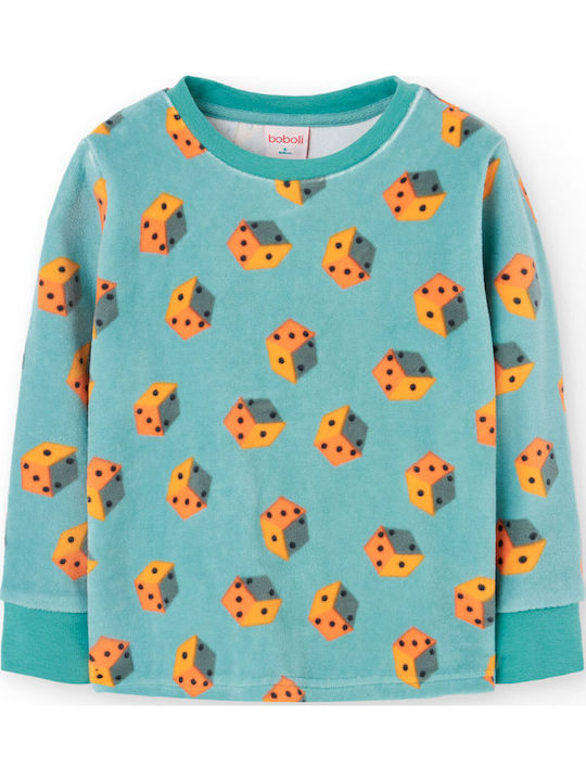Boboli Kids' Pajamas Cotton Light Blue