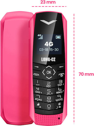 Avizar Long CZ S60 Einzel-SIM (1GB/64GB) Handy mit Tasten Fuchsie