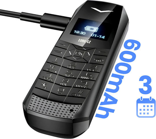 Avizar Long CZ S60 Single SIM (1GB/64GB) Mobile with Buttons Black