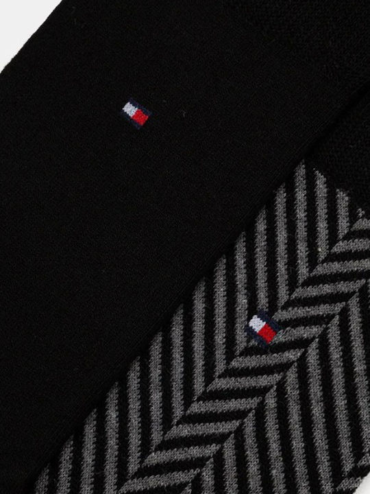 Tommy Hilfiger Ανδρικές Κάλτσες Μαύρες 2Pack