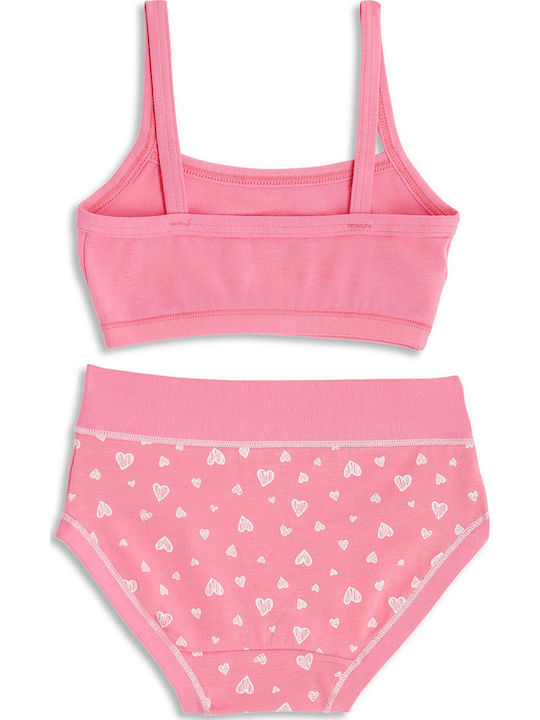 Cotonella Set Kinder-Bustiers Pink