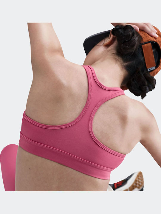 Nike Swoosh Παιδικό Μπουστάκι Dri-Fit Sweet Beet / White