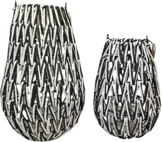 keleman Metallic Lantern White