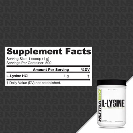Nutrabio L-Lysin 500gr
