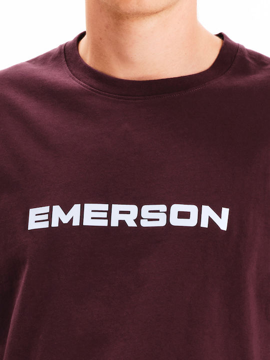 Athletic T-Shirt Burgundy