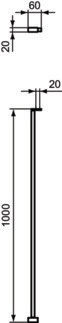Ideal Standard I.life Angled Arm T4890eo Silver Chrome Glossy