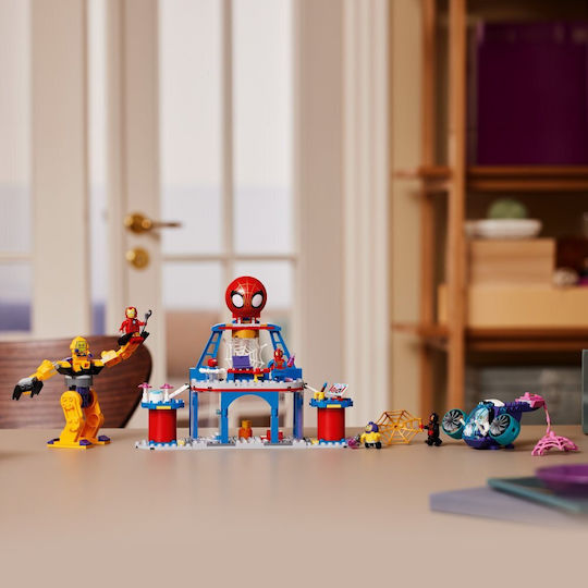 LEGO Spider-Man Super Heroes Spidey Web Spinner Headquartets για 4+ Ετών 193τμχ