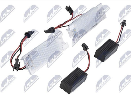 NTY Φώτα Πινακίδας Led για Fiat Punto / Grande Punto