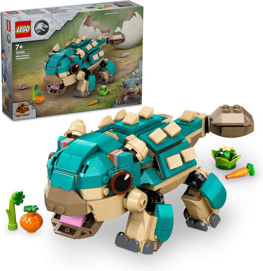 LEGO Jurassic World Baby Bumpy Ankylosaurus Pentru 7+ Ani 358 Bucăți