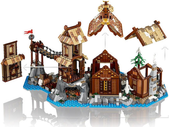 LEGO Idei Viking Village Pentru 18+ Ani 2103 Bucăți