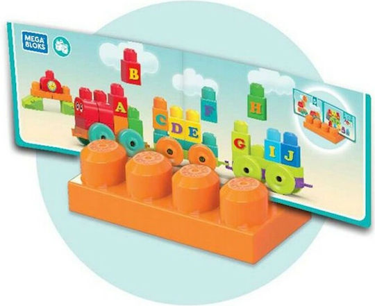 Mega Bloks Τουβλάκια A-B-C Learning Train για 1+ Έτους 50τμχ