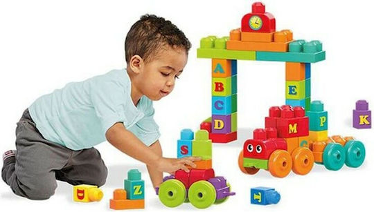 Mega Bloks Τουβλάκια A-B-C Learning Train για 1+ Έτους 50τμχ