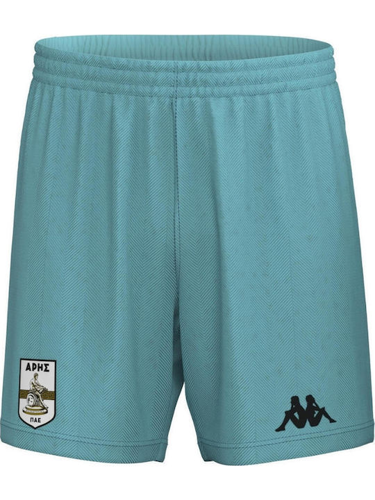 Kappa Kombat Ryder Παιδικό Σορτς 3ης Επίσημης Εμφάνισης Aris Fc 2024/25 Γαλαζιο