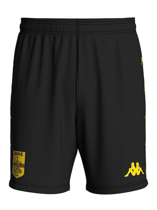 Kappa Kombat Шорти Официален Домашен Екип Aris Fc 2025/26 Черен