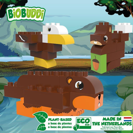 Biobuddi Blocks Eco Build the Animals of the Forest for 1.5-6 years Years 27pcs
