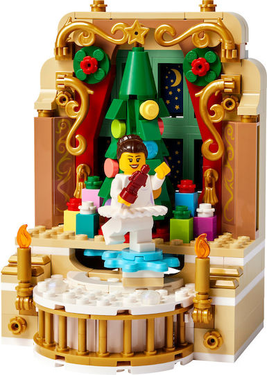 LEGO Building Blocks Ballerina & Nutcracker Scene Christmas for 9+ Years 244 Pieces