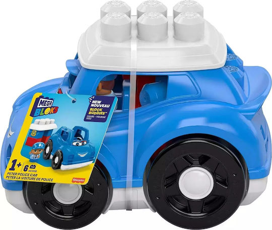 Mega Bloks Cuburi De Construit Vehicle Peter Poliție Pentru 1+ Ani 6 Bucăți