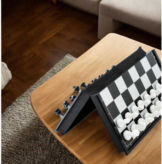 Magnetic Backgammon/Chess Wood 13.5x13.3cm