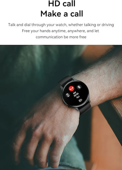 Smartwatch New Style Collection Idealstore 1.43 Inch HD AMOLED Display Bluetooth Call Message Reception NFC Heart Rate Sleep Monitoring Voice Assistant Built-in Speaker Microphone IP67 Android-iOS Long Battery Gold Metal Edition