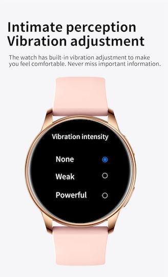 Oppos Smartwatch Idealstore 1.32 Inch Hd Screen Call Text App Notifications Water Resistant Heart Rate Monitor Sleep Menstrual Cycle Tracker Body Temperature Multi-sport Compatible Ios Android Gold