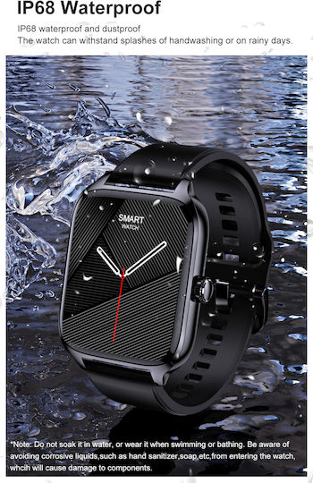 Ceas inteligent Idealstore Xiabest Bluetooth NFC Asistent vocal Urmărire GPS Moduri sportive Senzor de temperatură și oxigen Încărcare wireless Ritm cardiac Tensiune arterială Parolă Memento menstrual Curea din silicon aur roz