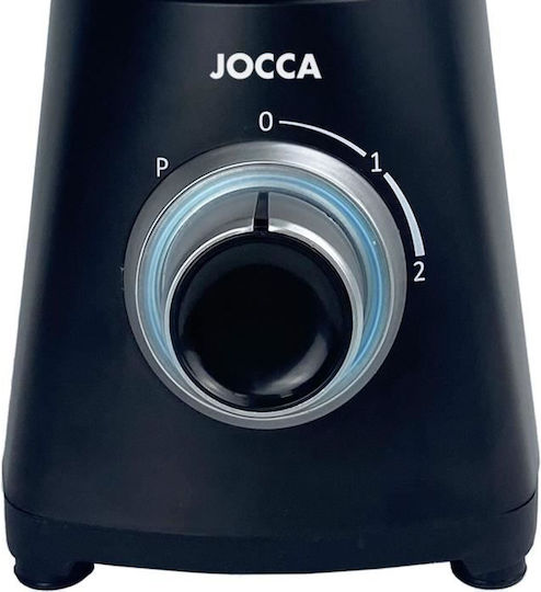 Jocca Μπλέντερ με Γυάλινη Κανάτα 1.5 lt 1000W Γκρι