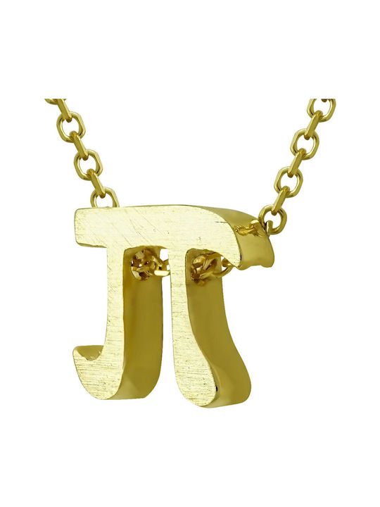 Kiriakos Gofas Kids Pendant Monogram in 9K Gold