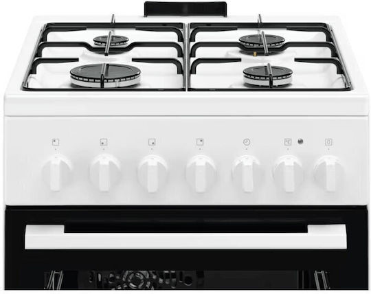 Electrolux Готварска печка 57лт Ш60см. Бяла