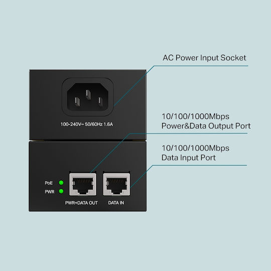 TP-LINK TL-POE170S v1 PoE++ Впръсквач