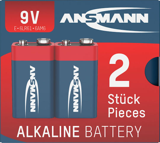 Ansmann Alkaline Batterien 9V 2Stück 5015591