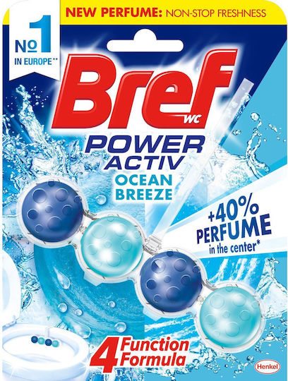Bref Power Activ Block Λεκάνης με Άρωμα Ocean 4x50gr