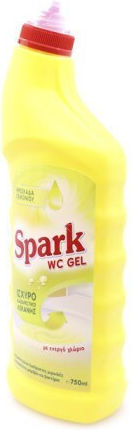 Spark Gel Καθαρισμού Λεκάνης με Άρωμα Φρεσκάδα Λεμονιού 750ml