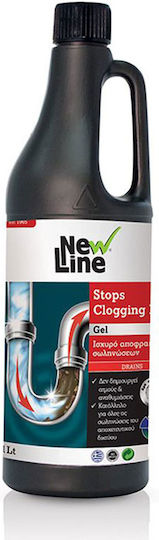 New Line Clogging Red Gel Απόφραξης 1lt