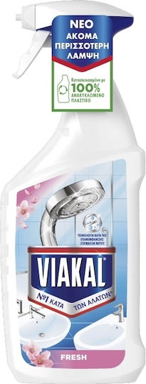 Viakal Fresco Spray de curățare Anti-calcar cu aromă de Proaspăt 750ml