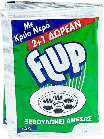 Flup Unclogging Cold Unblocking Powder 3x60gr